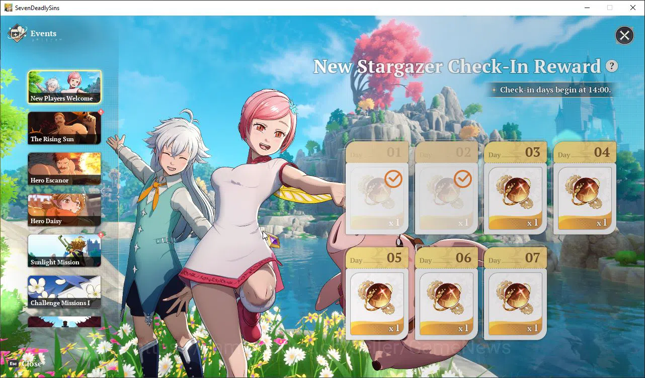 The Seven Deadly Sins: Origin Accounts NA WEST| Fresh Starter Lv 2 |2 SSR| Escanor, Guila image 5