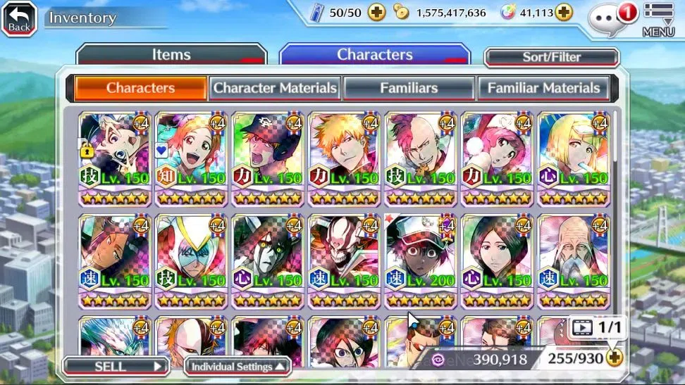 Bleach: Brave Souls Accounts High-End [GLOBAL]41K Orb|Ichigo DreamT,New Ichigo,Swimsut26 Gisele,Orihime,SwimSut25 11