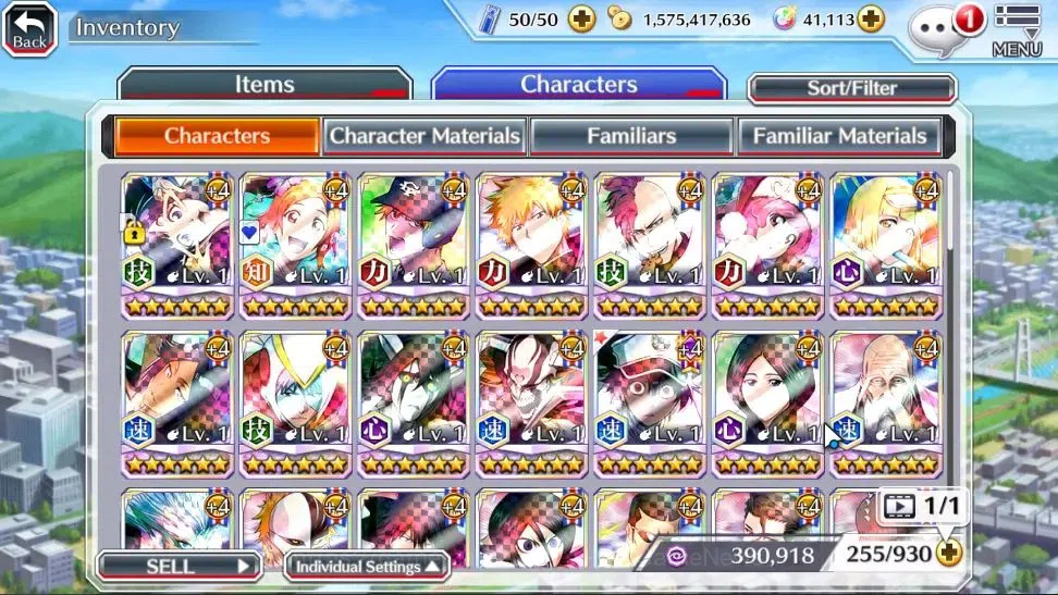 Bleach: Brave Souls Accounts High-End [GLOBAL]41K Orb|Ichigo DreamT,New Ichigo,Swimsut26 Gisele,Orihime,SwimSut25 13