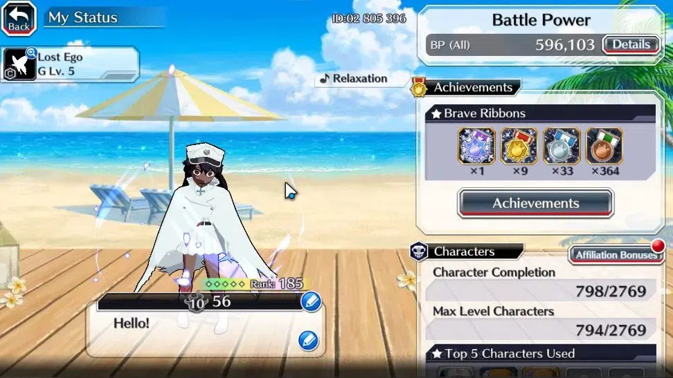 Bleach: Brave Souls Accounts High-End [GLOBAL]41K Orb|Ichigo DreamT,New Ichigo,Swimsut26 Gisele,Orihime,SwimSut25 2