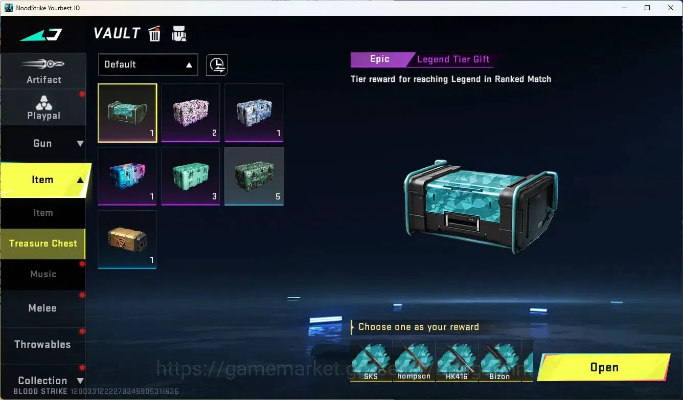 Blood Strike Accounts ASIA | 2 ETERNAL GUN|2 TR|2 7DS|1 ULTRA MELEE|1 UL image 11