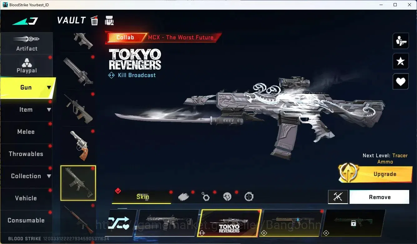 Blood Strike Accounts ASIA | 2 ETERNAL GUN|2 TR|2 7DS|1 ULTRA MELEE|1 UL image 8