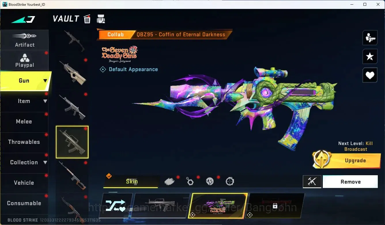 Blood Strike Accounts ASIA | 2 ETERNAL GUN|2 TR|2 7DS|1 ULTRA MELEE|1 UL image 9