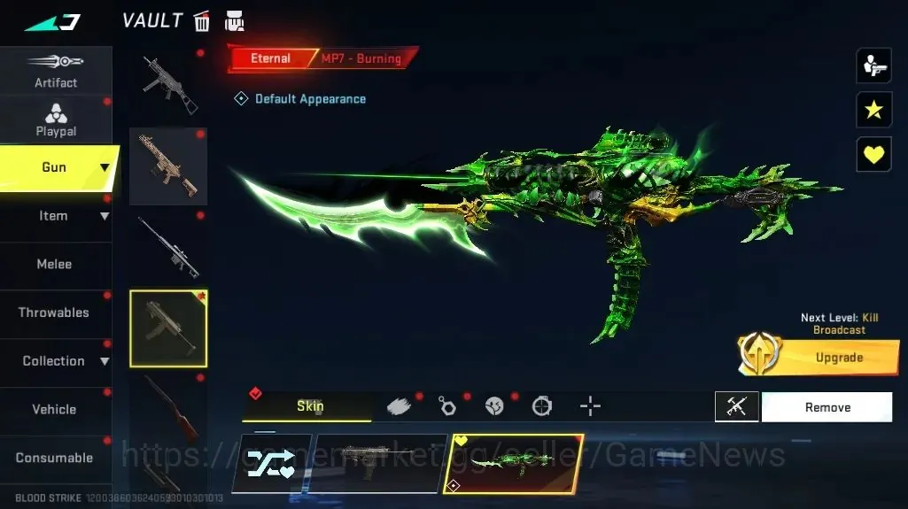 Blood Strike Accounts Others Asia | Eternal MP7 Burning | Ultra M700 Iridian,SCAR Molten Core| Legendary AK47 Violet 1