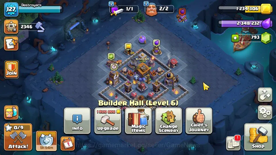 Clash of Clans Accounts TH 13-BH 6|LV 127|Limited Skin|HH 7|BK 58,AQ 64,GW image 10