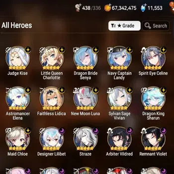 Epic Seven Accounts Limited Hero ASIA|21 ML(Straze,NM Luna, Harsetti) Limited Perfume Byblis,Estele,Fumyr, and etc
