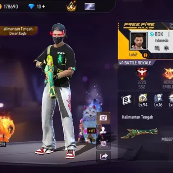 Free Fire Accounts Indonesia|Evo:Parafal-Lore Cyclone