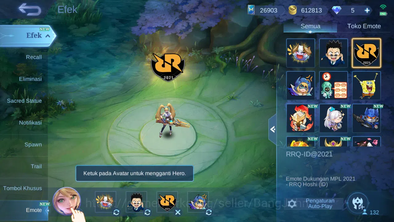 Mobile Legends: Bang Bang Accounts GLOBAL Hero 132 Skin 282 | Prime Granger | KOF kar image 12