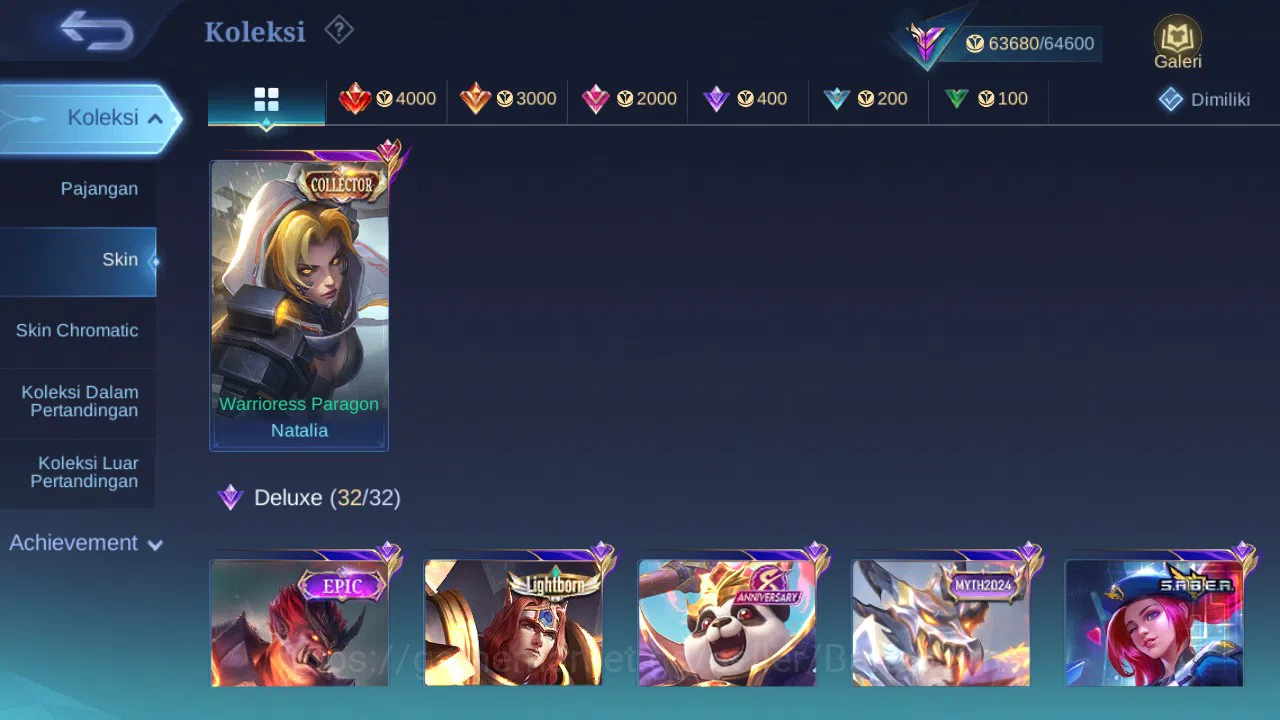 Mobile Legends: Bang Bang Accounts GLOBAL Hero 132 Skin 282 | Prime Granger | KOF kar image 2