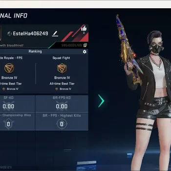 Blood Strike Accounts Collab Skin ASIA|Eternal Gun:INP-9 - GoldenElegy|Ultra Melee:Scythe-Harvestar|1 Collab Gun [AOT]|2