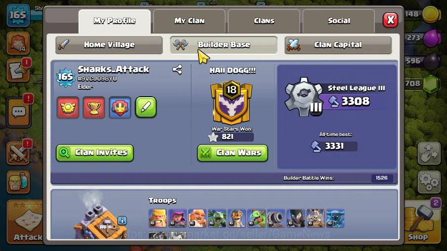 Clash of Clans Accounts TH 13-BH 9|Limited Skin|LV 165|HH 7|BK 69,AQ 69,GW image 11