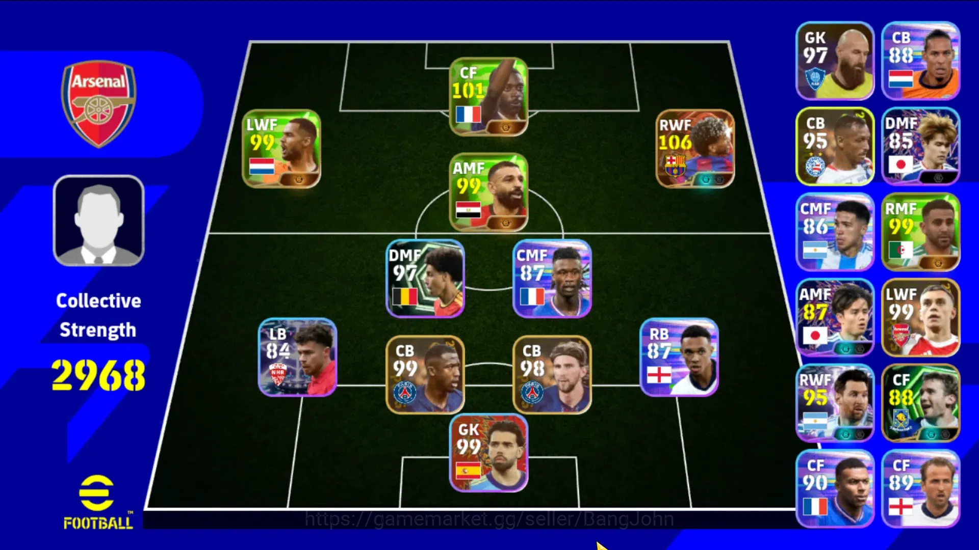 eFootball Accounts Mobile|PW 2968|Lamine Yamal BT New,Messi Show,Shev image 4