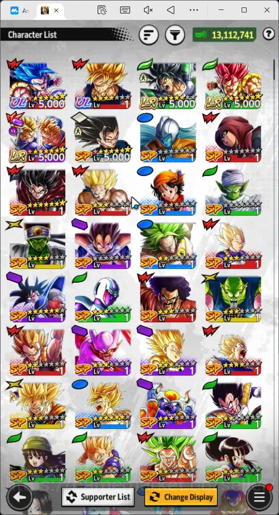 Dragon Ball Legends Accounts Global | Lvl 157|13.1M Total Power|3 LR|2 UL|LR Tr image 12