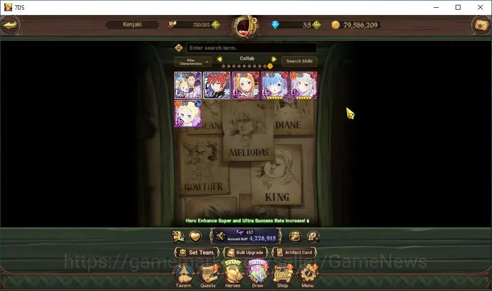 The Seven Deadly Sins: Grand Cross Accounts ASIA|4,2M CC|77 LS+35 DM|4 LR+2 UR+Collab FF,ReZer image 7