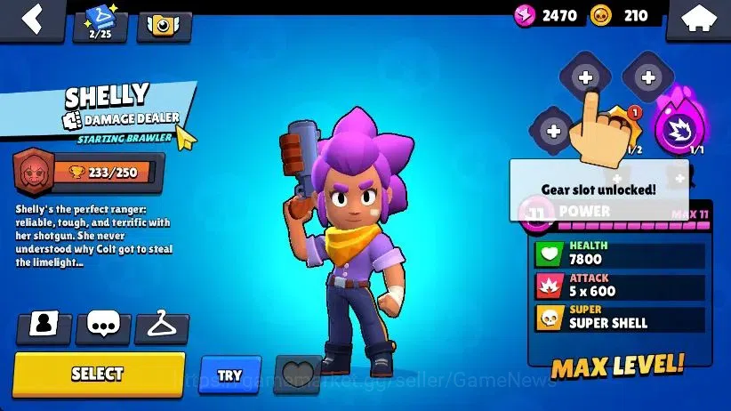Brawl Stars Accounts 1001 Trophy|20 Brawlers 3 Max Lvl [Edgar,Lola,Shelly] Myth Buzz| 2 Epic Skins [Tengu Angelo,Dr Edgar 13
