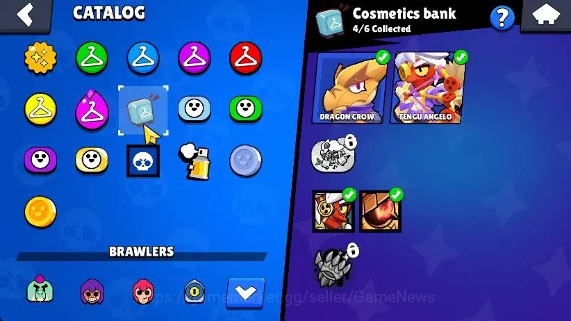 Brawl Stars Accounts 1001 Trophy|20 Brawlers 3 Max Lvl [Edgar,Lola,Shelly] Myth Buzz| 2 Epic Skins [Tengu Angelo,Dr Edgar 8