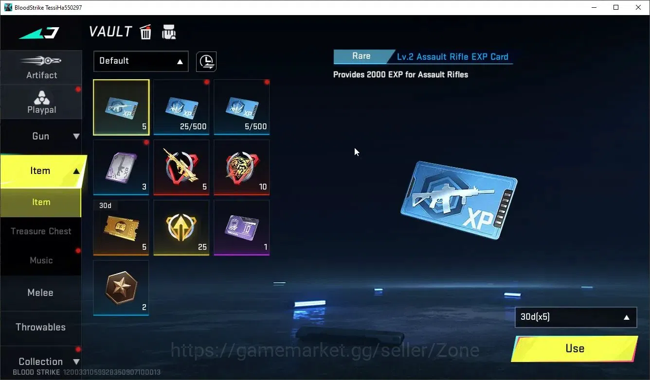 Blood Strike Accounts Collab Skin ASIA|Eternal OBZ95 Whisper | Ultra Execution Striker | 2 Enzo OPM Collab | 3 Legendary | 5 4