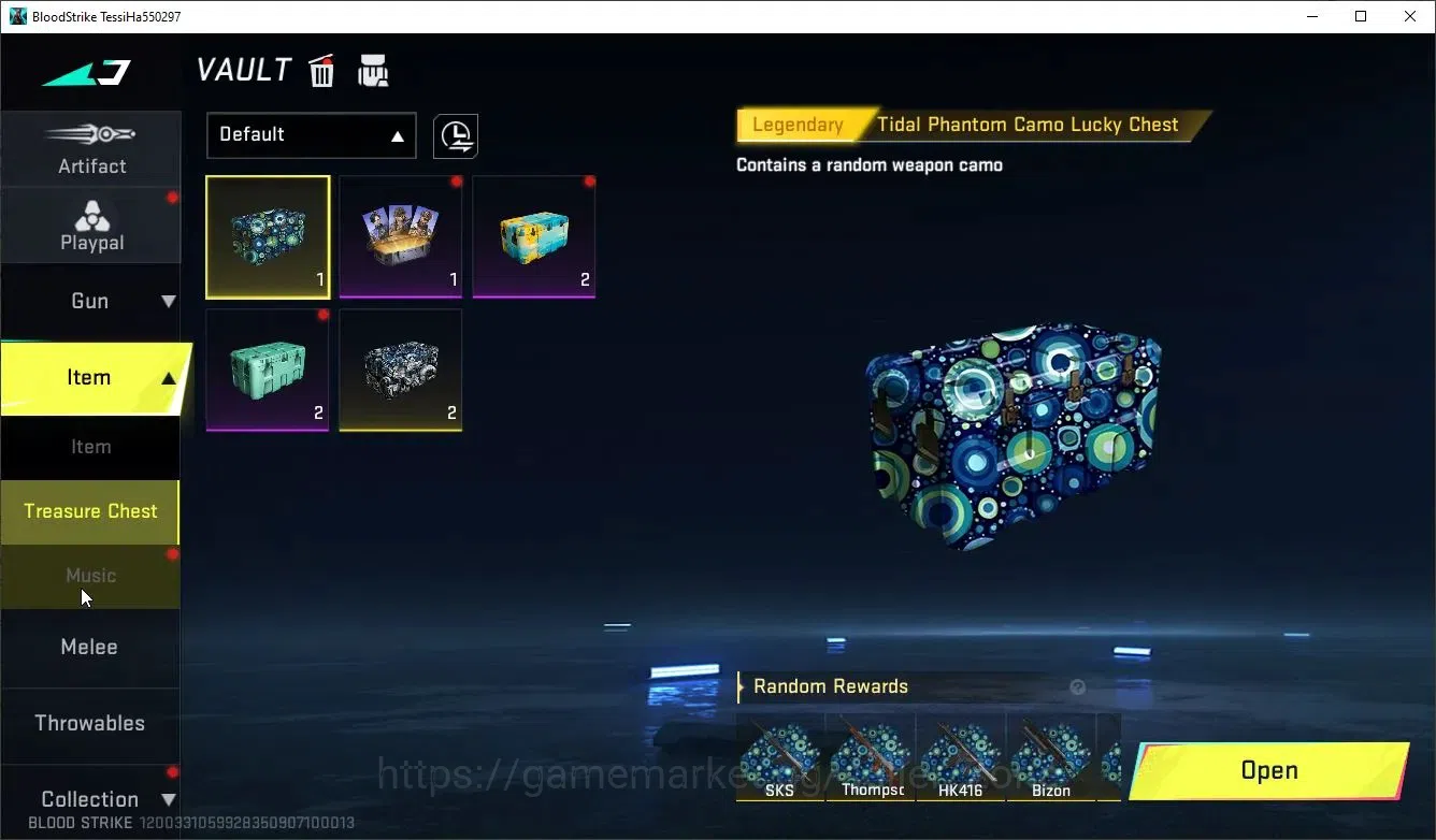 Blood Strike Accounts Collab Skin ASIA|Eternal OBZ95 Whisper | Ultra Execution Striker | 2 Enzo OPM Collab | 3 Legendary | 5 5