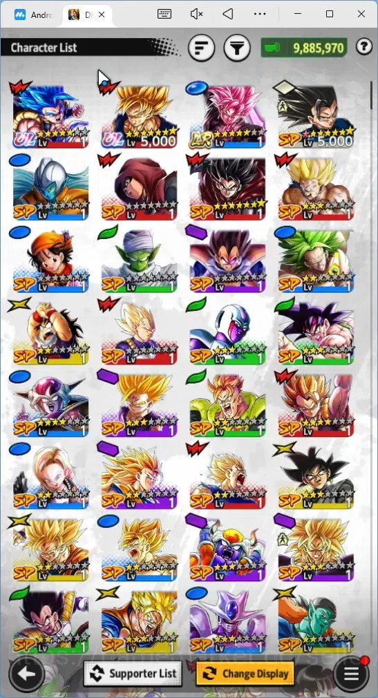 Dragon Ball Legends Accounts Global | Lvl 150|9.8M Total Power|3.9K CC|1 LR|2 U image 14