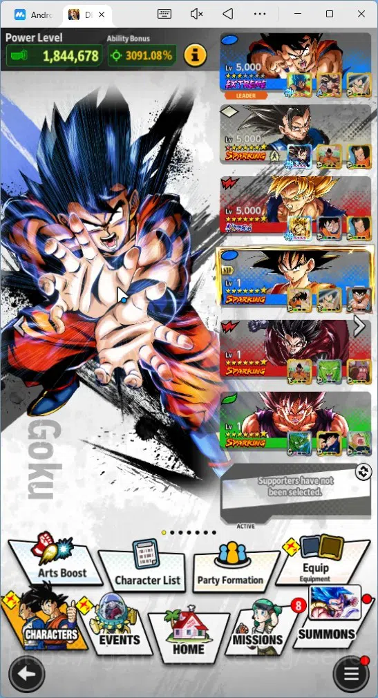Dragon Ball Legends Accounts Global | Lvl 150|9.8M Total Power|3.9K CC|1 LR|2 U image 15