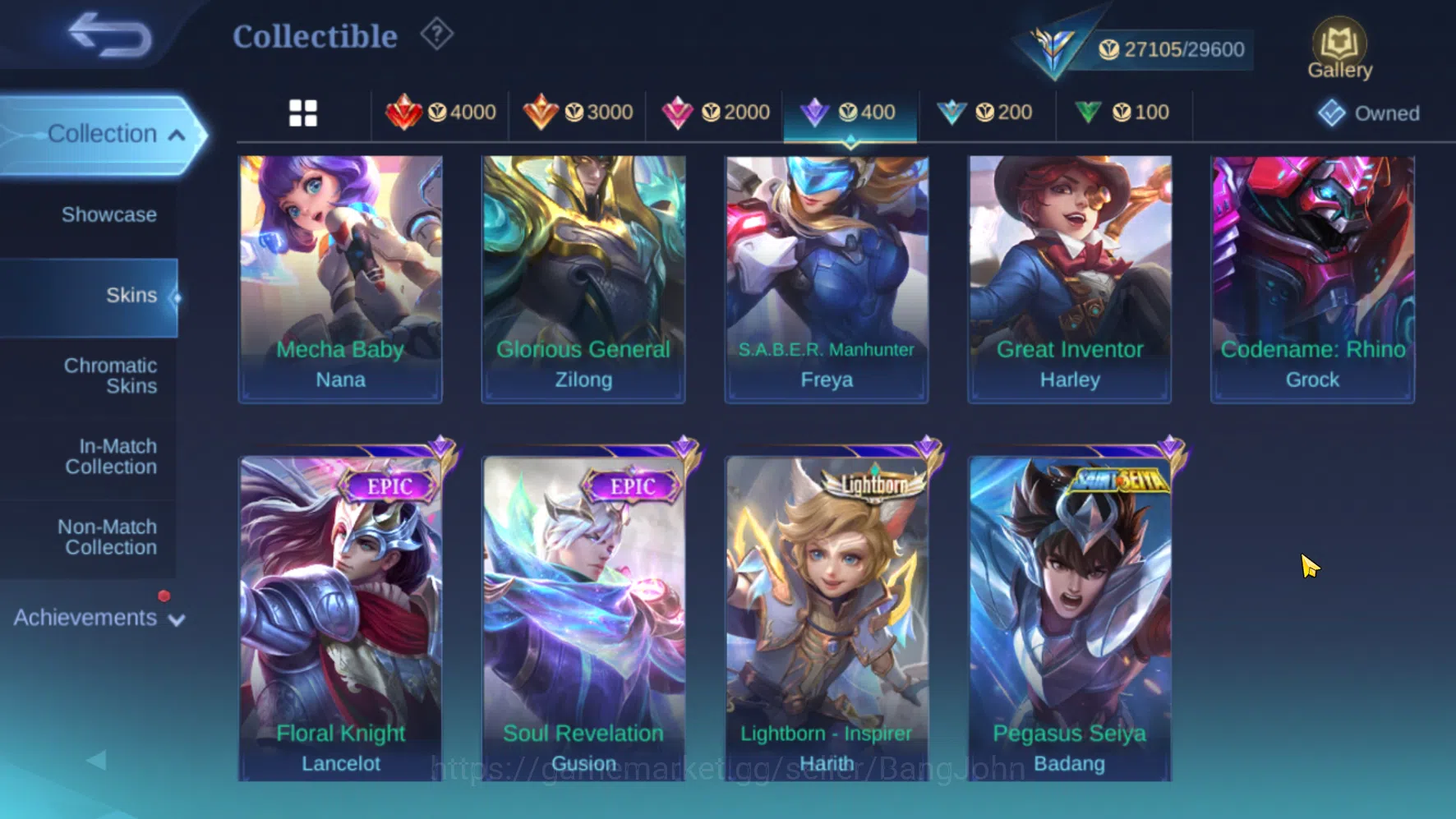 Mobile Legends: Bang Bang Accounts Hero 79 | Skin 128 | Emblem Max 1 | KOF Karina | T image 5