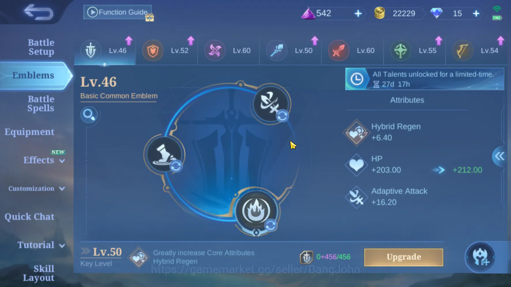 Mobile Legends: Bang Bang Accounts Hero 79 | Skin 128 | Emblem Max 1 | KOF Karina | T image 8