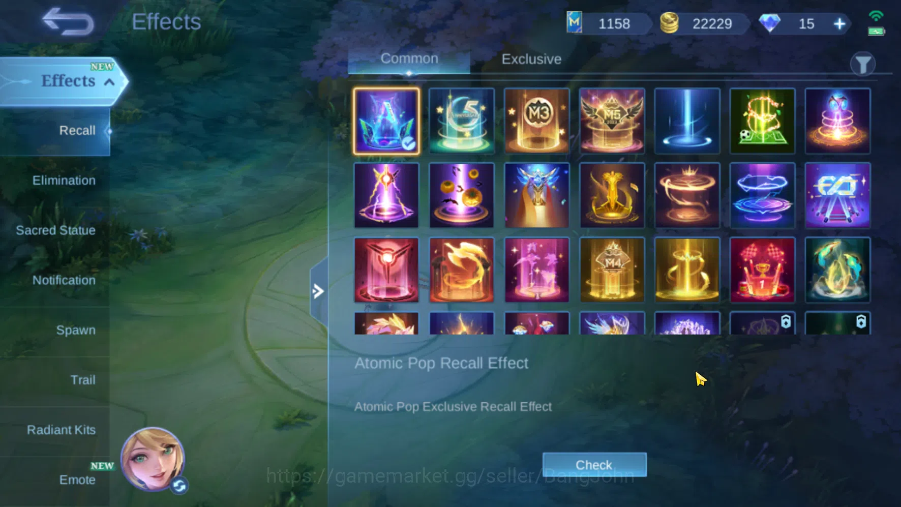 Mobile Legends: Bang Bang Accounts Hero 79 | Skin 128 | Emblem Max 1 | KOF Karina | T image 9