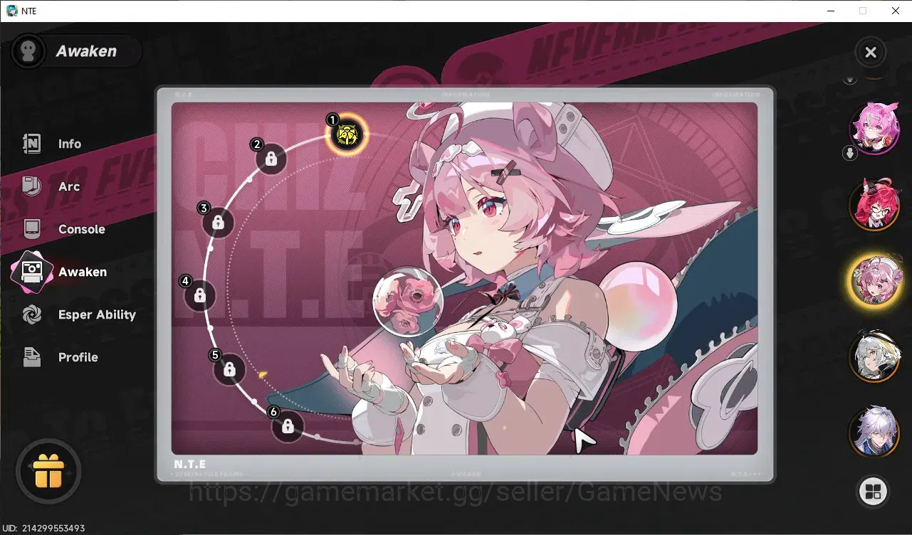 Neverness to Everness Accounts GLOBAL SEA|HL33|TL26|4k Annulith|7 SSR Lacrimosa,N image 6