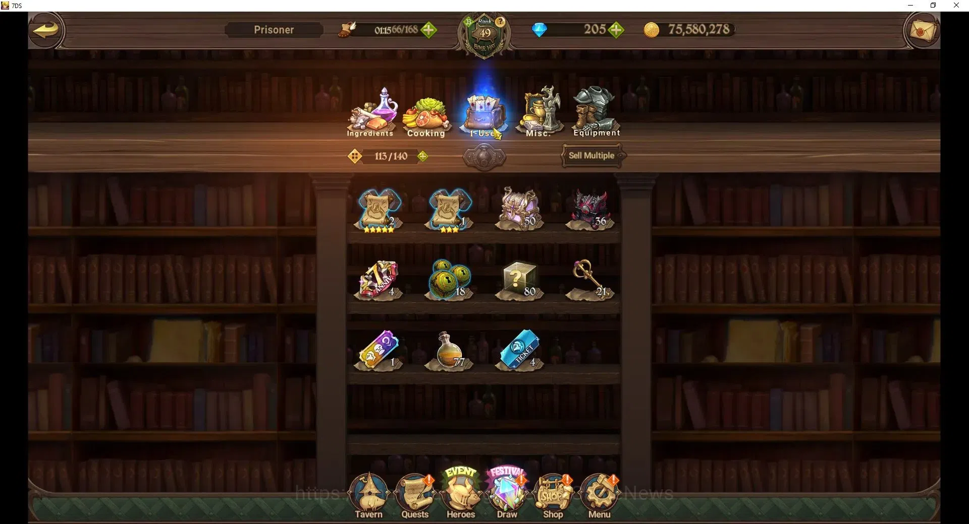 The Seven Deadly Sins: Grand Cross Accounts Global|2,6M CC|205 DM+140 LS|4 LR+6 UR|NMeli6/6,HG image 16