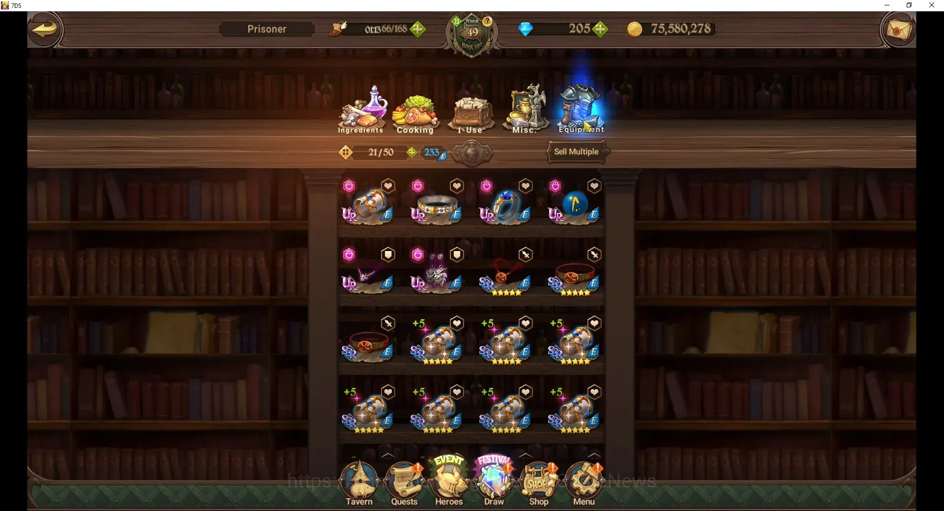 The Seven Deadly Sins: Grand Cross Accounts Global|2,6M CC|205 DM+140 LS|4 LR+6 UR|NMeli6/6,HG image 18