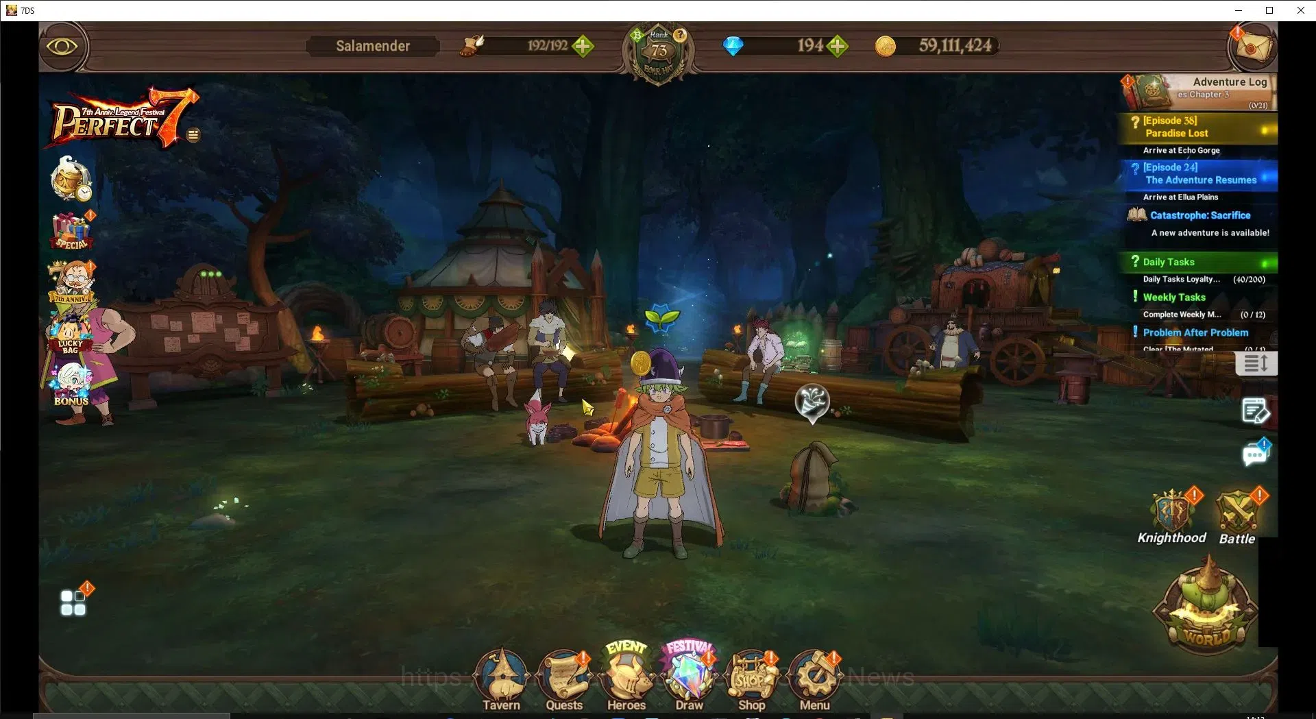The Seven Deadly Sins: Grand Cross Accounts Global|5M CC|194 DM+50 LS|8 LR+9 UR|NMeli4/6,Piety image 1