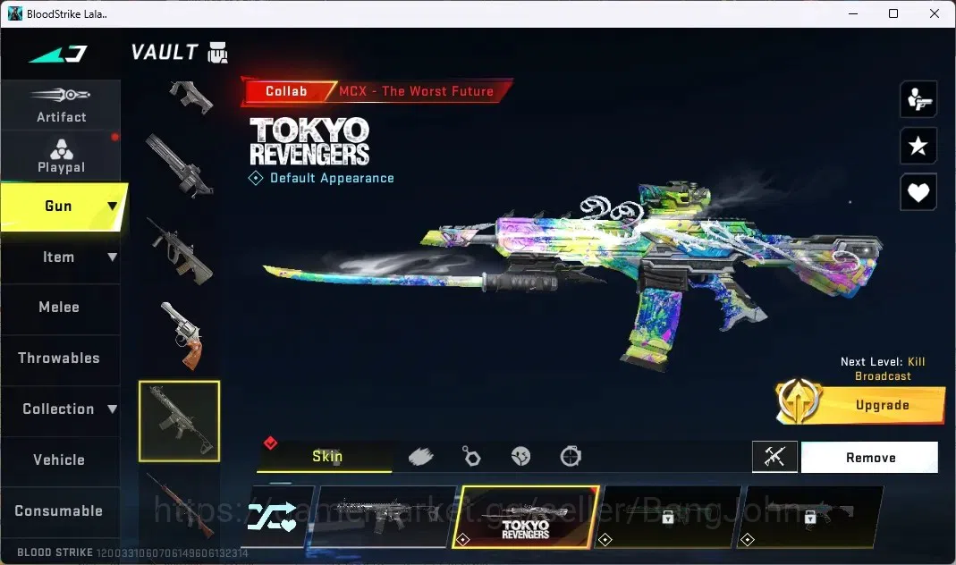 Blood Strike Accounts ASIA | 1 TR GUN: MCX | 1 TR STRIKER: JACK | 1 ULTR image 3