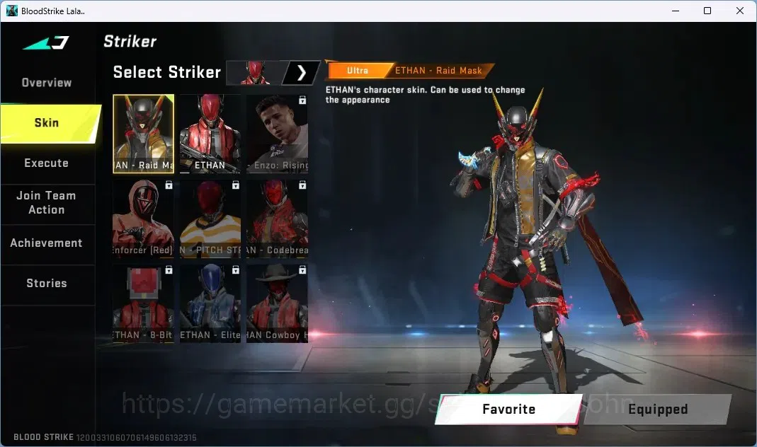 Blood Strike Accounts ASIA | 1 TR GUN: MCX | 1 TR STRIKER: JACK | 1 ULTR image 6