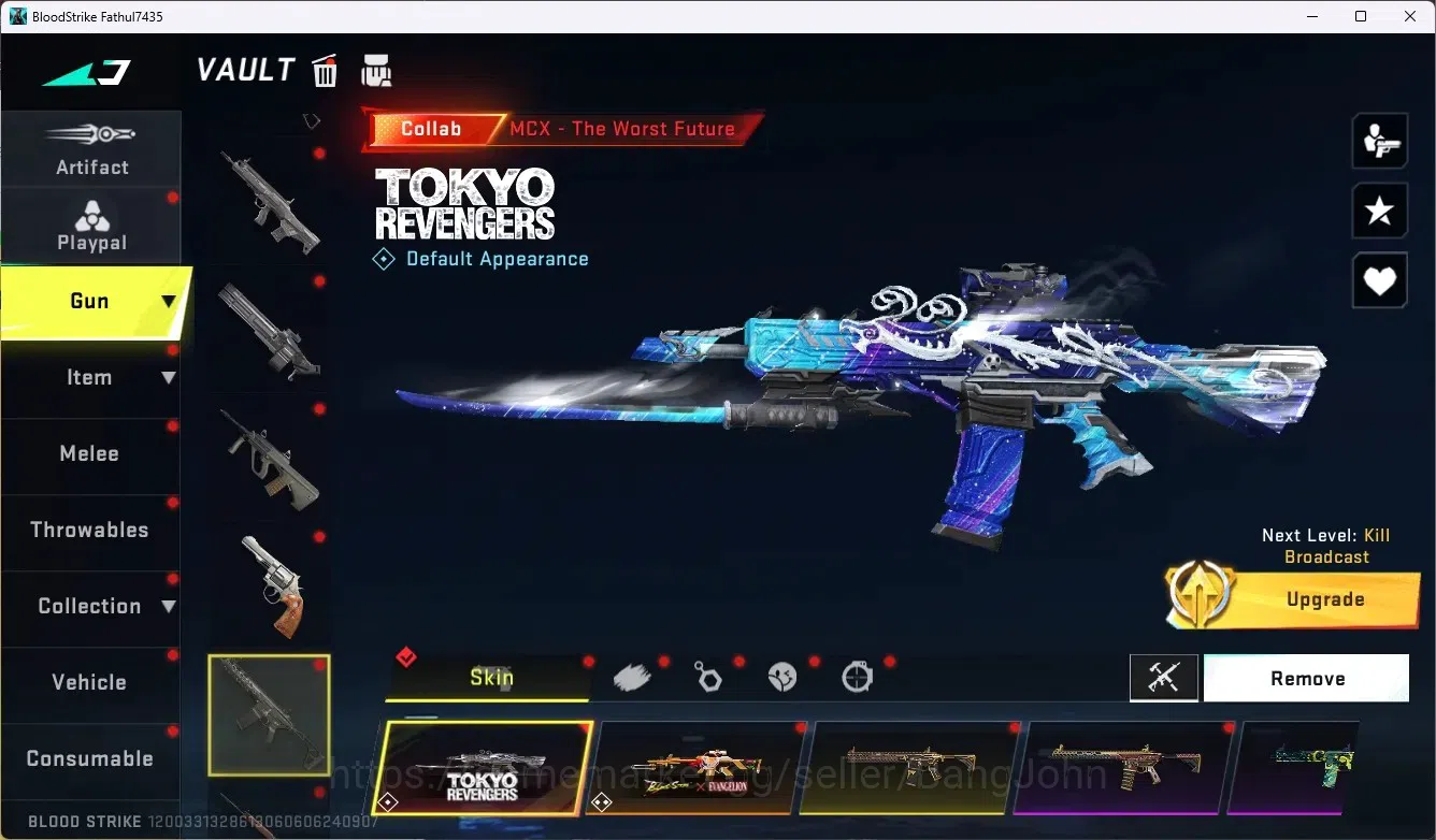 Blood Strike Accounts ASIA|Ultra Melee One-Handed Axe|1 Evo Fal-Evolved| image 11