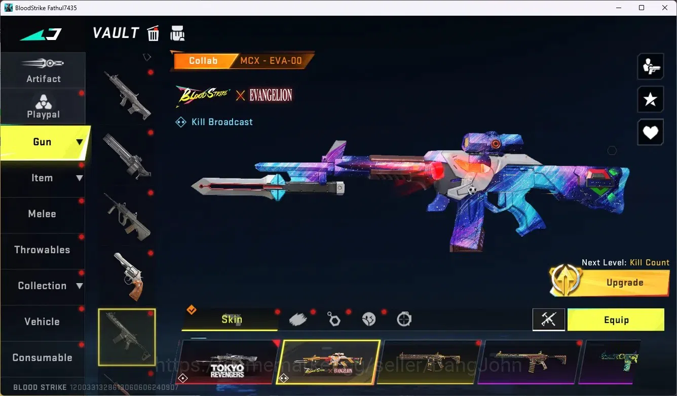 Blood Strike Accounts ASIA|Ultra Melee One-Handed Axe|1 Evo Fal-Evolved| image 12