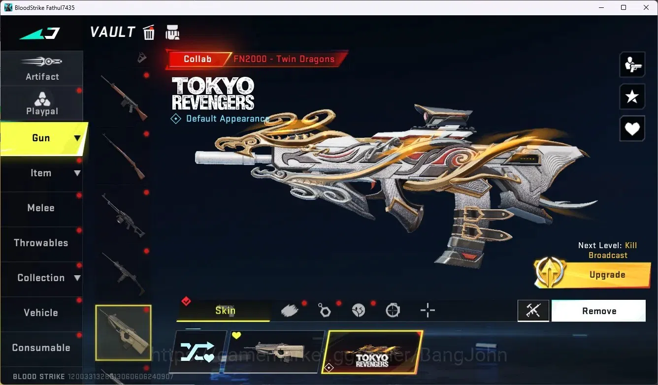 Blood Strike Accounts ASIA|Ultra Melee One-Handed Axe|1 Evo Fal-Evolved| image 14