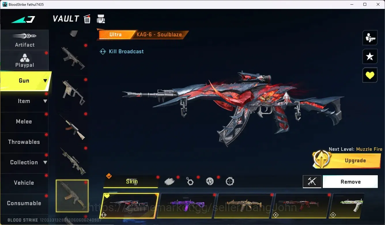 Blood Strike Accounts ASIA|Ultra Melee One-Handed Axe|1 Evo Fal-Evolved| image 5
