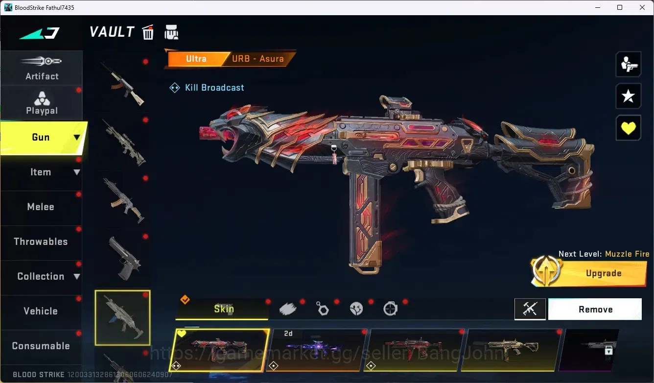 Blood Strike Accounts ASIA|Ultra Melee One-Handed Axe|1 Evo Fal-Evolved| image 7