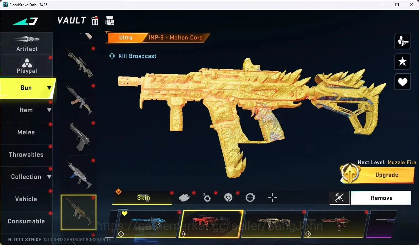 Blood Strike Accounts ASIA|Ultra Melee One-Handed Axe|1 Evo Fal-Evolved| image 8