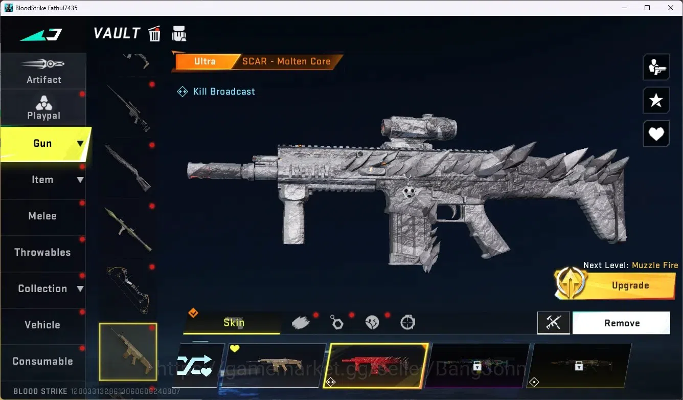 Blood Strike Accounts ASIA|Ultra Melee One-Handed Axe|1 Evo Fal-Evolved| image 9