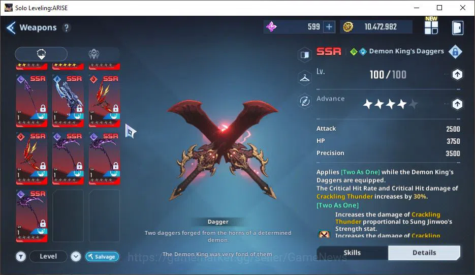 Solo Leveling: ARISE Accounts Total Power 670K| 21SSR |TawataA5+SignA7,GotoA5+Si image 10