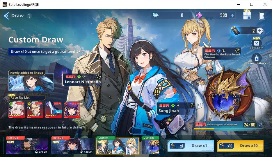 Solo Leveling: ARISE Accounts Total Power 670K| 21SSR |TawataA5+SignA7,GotoA5+Si image 14