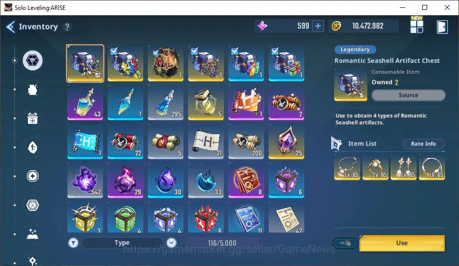 Solo Leveling: ARISE Accounts Total Power 670K| 21SSR |TawataA5+SignA7,GotoA5+Si image 16