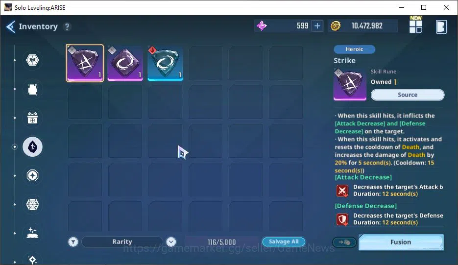Solo Leveling: ARISE Accounts Total Power 670K| 21SSR |TawataA5+SignA7,GotoA5+Si image 18