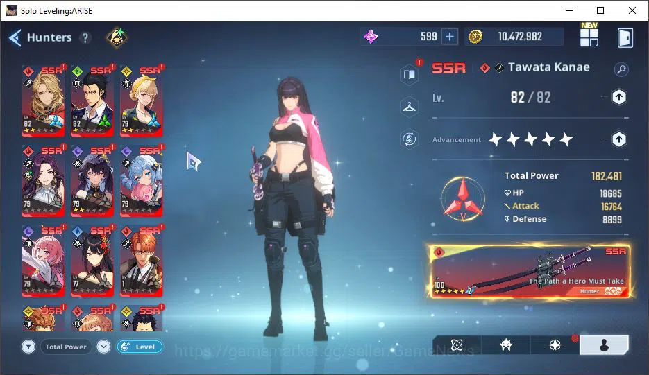 Solo Leveling: ARISE Accounts Total Power 670K| 21SSR |TawataA5+SignA7,GotoA5+Si image 7
