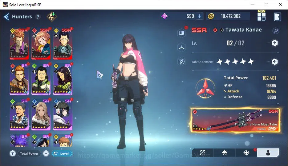 Solo Leveling: ARISE Accounts Total Power 670K| 21SSR |TawataA5+SignA7,GotoA5+Si image 8