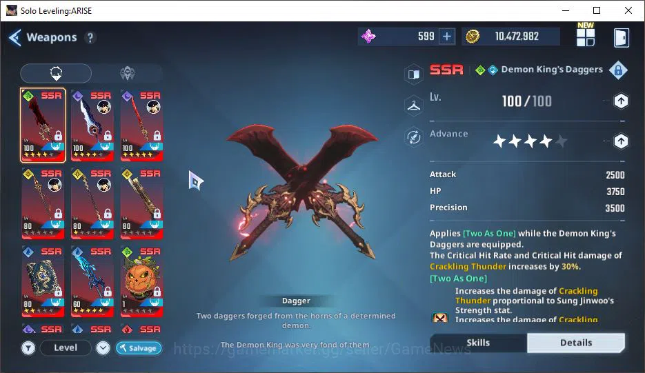 Solo Leveling: ARISE Accounts Total Power 670K| 21SSR |TawataA5+SignA7,GotoA5+Si image 9