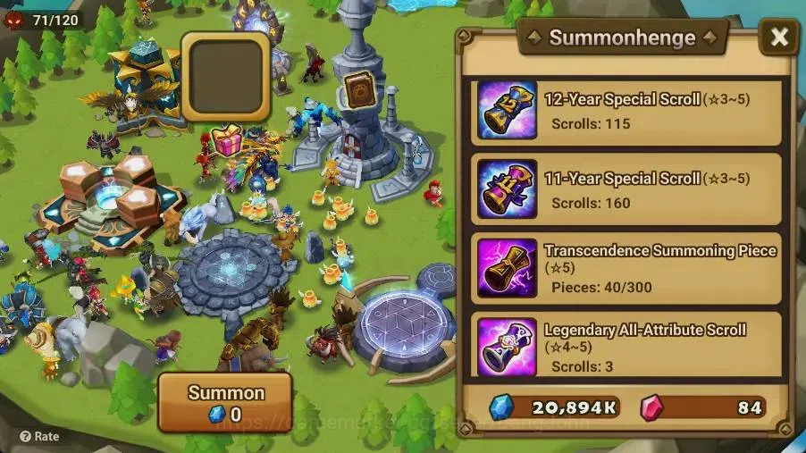 Summoners War: Sky Arena Accounts Starter GLOBAL | NB 5 TESHAR,Starter Gacha 115 12Y+160 11Y Scrool, 3 Legendary All 3