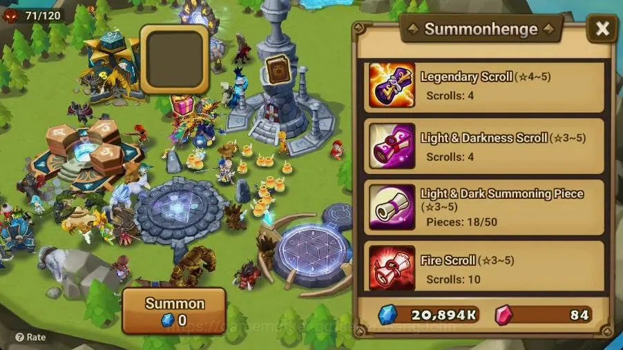 Summoners War: Sky Arena Accounts Starter GLOBAL | NB 5 TESHAR,Starter Gacha 115 12Y+160 11Y Scrool, 3 Legendary All 4
