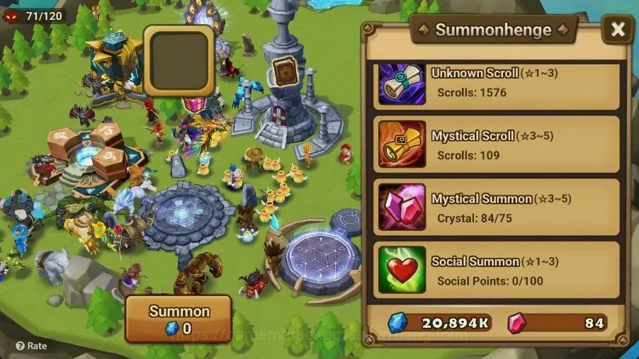Summoners War: Sky Arena Accounts Starter GLOBAL | NB 5 TESHAR,Starter Gacha 115 12Y+160 11Y Scrool, 3 Legendary All 5